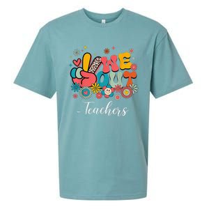 Cute End Of School Year Teacher Summer Bruh We Out Teachers Sueded Cloud Jersey T-Shirt