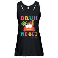 Cute End Of School Year Teacher Summer Bruh We Out Teachers Ladies Essential Flowy Tank