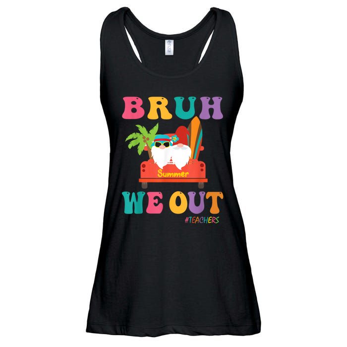 Cute End Of School Year Teacher Summer Bruh We Out Teachers Ladies Essential Flowy Tank