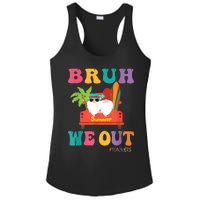 Cute End Of School Year Teacher Summer Bruh We Out Teachers Ladies PosiCharge Competitor Racerback Tank