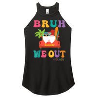 Cute End Of School Year Teacher Summer Bruh We Out Teachers Women's Perfect Tri Rocker Tank