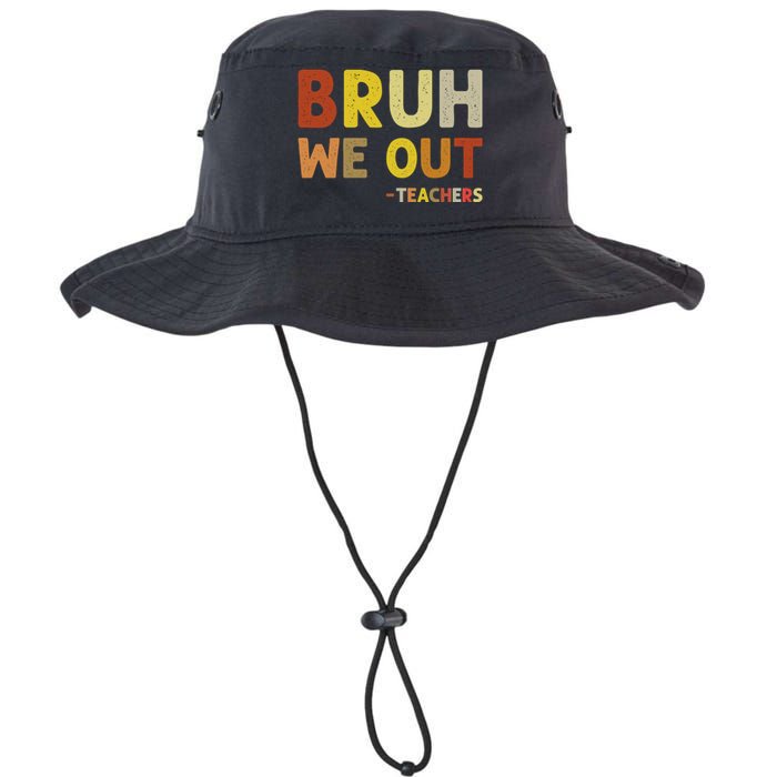 Cute End Of School Year Teacher Summer Bruh We Out Teachers Legacy Cool Fit Booney Bucket Hat