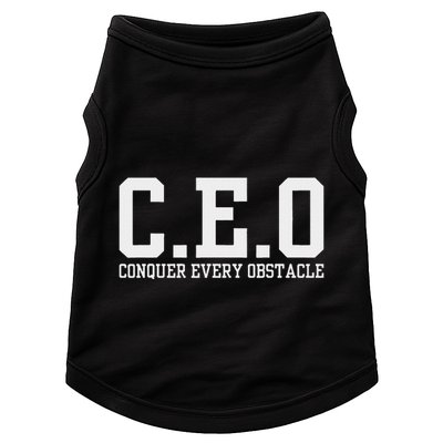 Conquer Every Obstacle X Ceo Doggie Tank