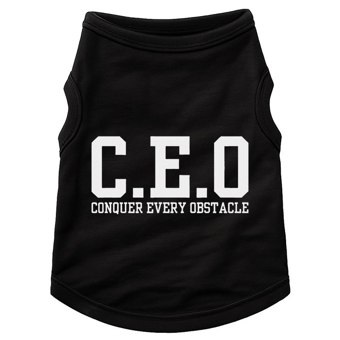 Conquer Every Obstacle X Ceo Doggie Tank