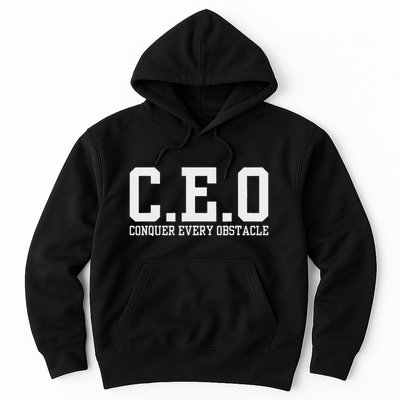 Conquer Every Obstacle X Ceo Hoodie