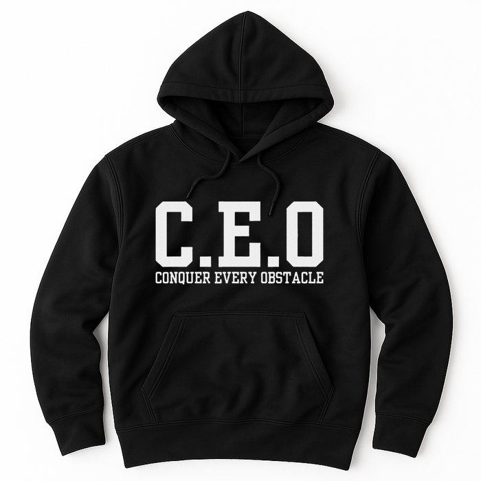 Conquer Every Obstacle X Ceo Hoodie