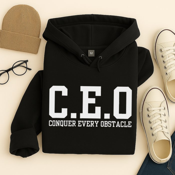 Conquer Every Obstacle X Ceo Hoodie