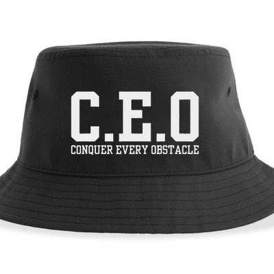 Conquer Every Obstacle X Ceo Sustainable Bucket Hat