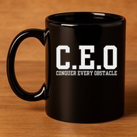 Conquer Every Obstacle X Ceo 11oz C Handle Ceramic Mug