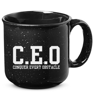 Conquer Every Obstacle X Ceo 15oz Campfire Ceramic Mug