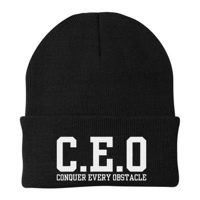 Conquer Every Obstacle X Ceo Beanie