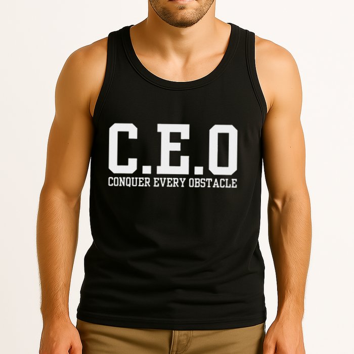 Conquer Every Obstacle X Ceo Tank Top