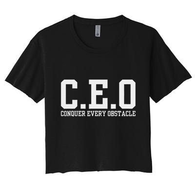 Conquer Every Obstacle X Ceo Crop Top