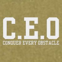 Conquer Every Obstacle X Ceo Garment-Dyed Women's Muscle Tee