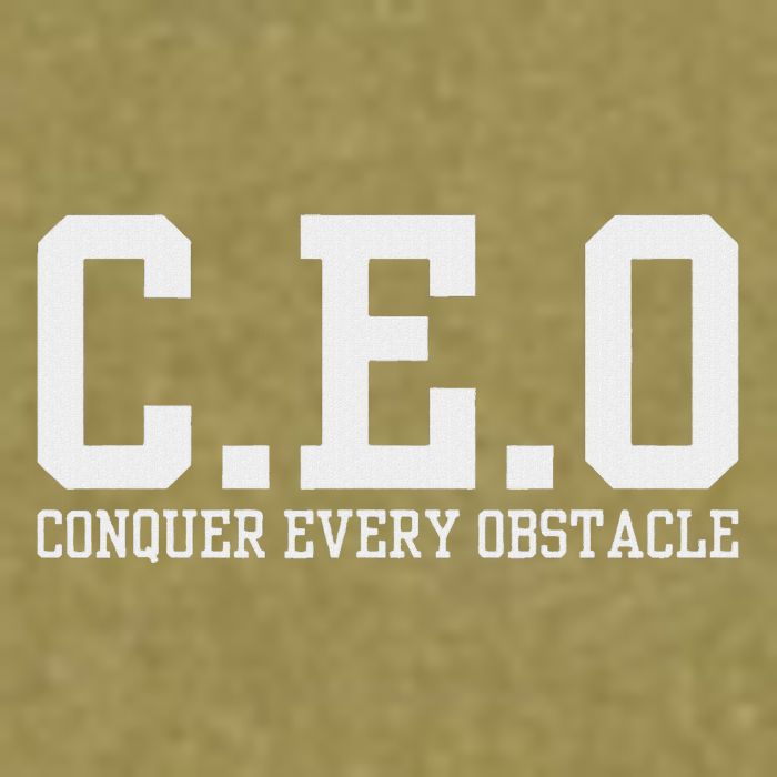 Conquer Every Obstacle X Ceo Garment-Dyed Women's Muscle Tee