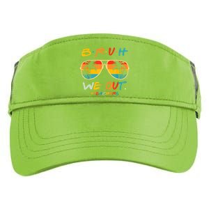 Cute End Of School Year Funny Glasse Summer Bruh We Out Teachers Gift Adult Drive Performance Visor