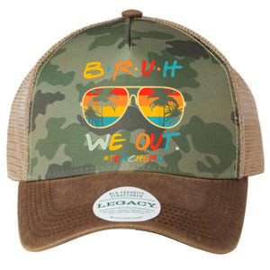 Cute End Of School Year Funny Glasse Summer Bruh We Out Teachers Gift Legacy Tie Dye Trucker Hat