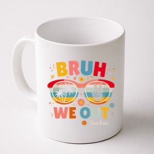 Cute End Of School Year Teacher Summer Bruh We Out Teachers Coffee Mug