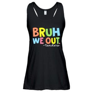 Cool End Of School Year Summer Bruh We Out Teachers Gift Ladies Essential Flowy Tank