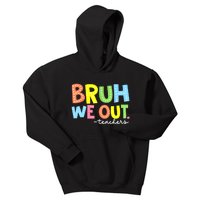 Cool End Of School Year Summer Bruh We Out Teachers Gift Kids Hoodie