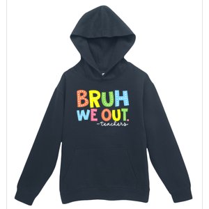 Cool End Of School Year Summer Bruh We Out Teachers Gift Urban Pullover Hoodie