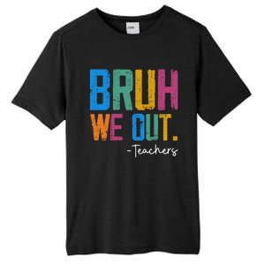 Cute End Of School Year Teacher Summer Bruh We Out Teachers Tall Fusion ChromaSoft Performance T-Shirt