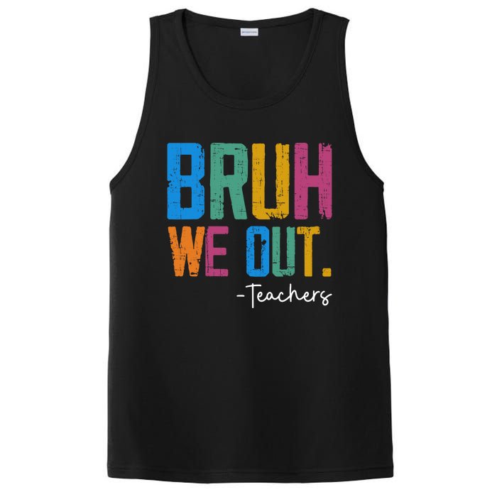 Cute End Of School Year Teacher Summer Bruh We Out Teachers PosiCharge Competitor Tank