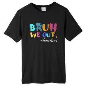 Cute End Of School Year Teacher Summer Bruh We Out Teachers Tall Fusion ChromaSoft Performance T-Shirt