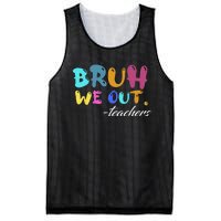 Cute End Of School Year Teacher Summer Bruh We Out Teachers Mesh Reversible Basketball Jersey Tank