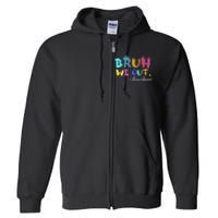 Cute End Of School Year Teacher Summer Bruh We Out Teachers Full Zip Hoodie