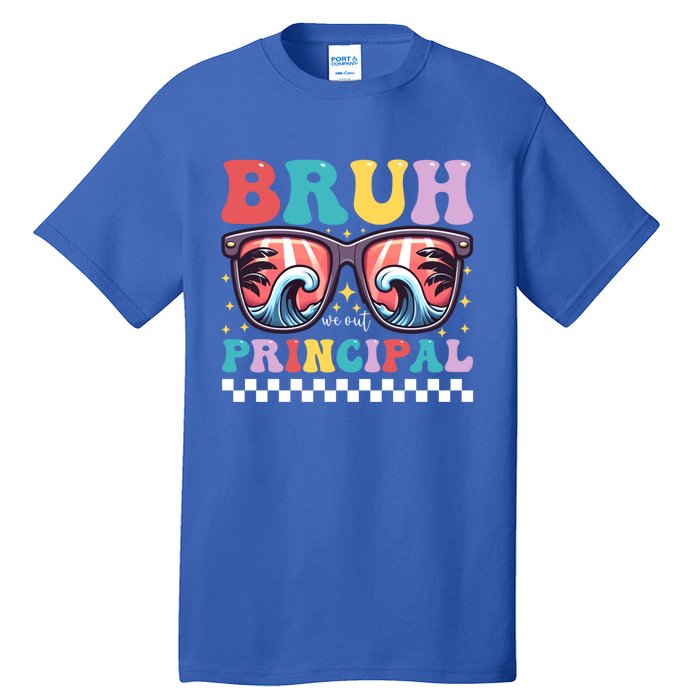 Cute End Of School Year Teacher Summer Bruh We Out Principal Cute Gift Tall T-Shirt