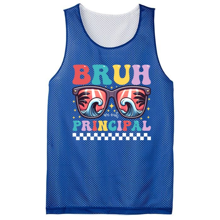 Cute End Of School Year Teacher Summer Bruh We Out Principal Cute Gift Mesh Reversible Basketball Jersey Tank