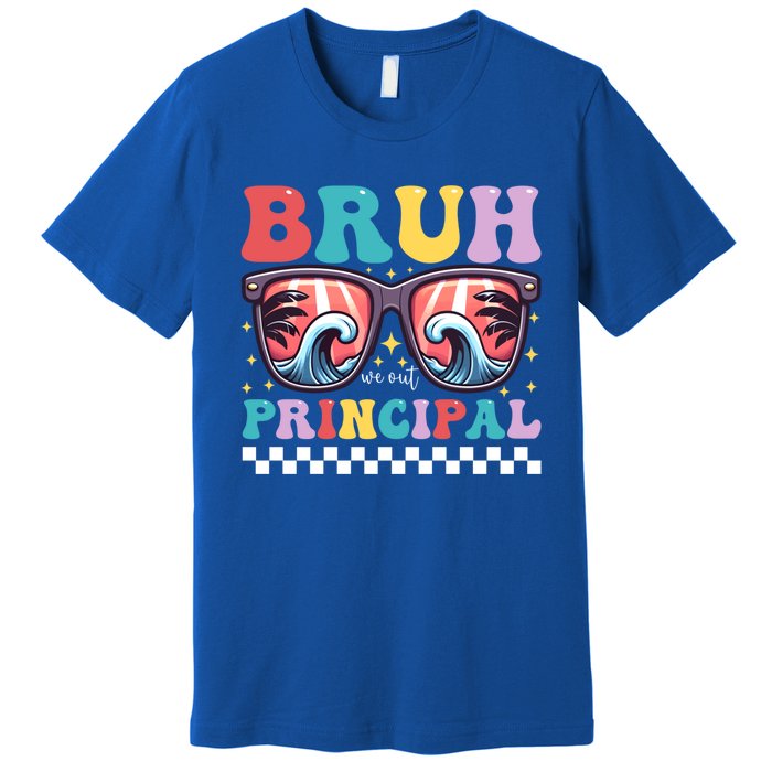 Cute End Of School Year Teacher Summer Bruh We Out Principal Cute Gift Premium T-Shirt