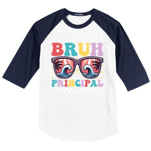 Cute End Of School Year Teacher Summer Bruh We Out Principal Cute Gift Baseball Sleeve Shirt