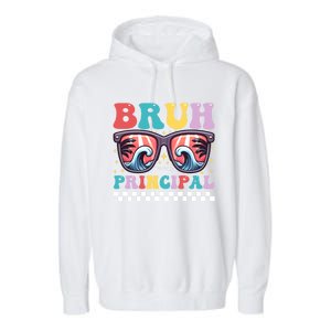 Cute End Of School Year Teacher Summer Bruh We Out Principal Cute Gift Garment-Dyed Fleece Hoodie