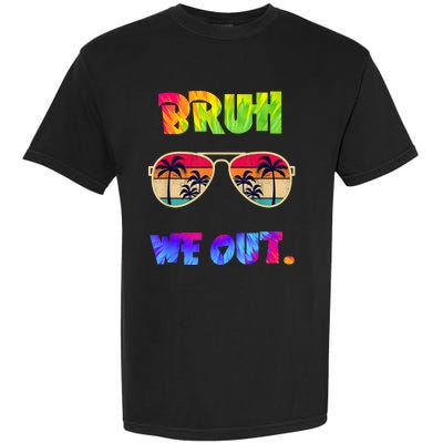 Cute End Of School Year Teacher Summer Bruh We Out Teachers Garment-Dyed Heavyweight T-Shirt