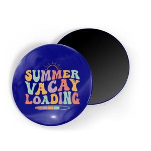 Cute End Of School Teacher Summer Vacay Loading Teacher Gift Magnet