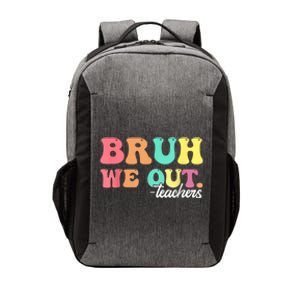 Cute End Of School Year Groovy Summer Bruh We Out Teachers Gift Vector Backpack