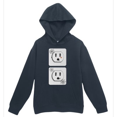 Cute Electrical Outlet Plug & Socket Funny Halloween Couples Urban Pullover Hoodie