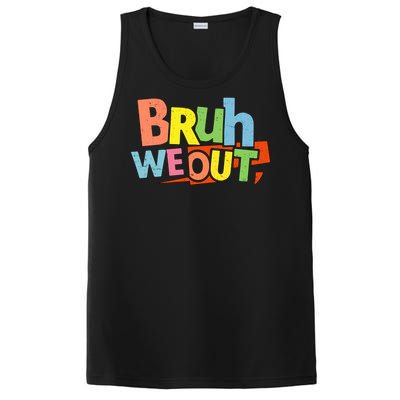 Cute End Of School Year Teacher Summer Bruh We Out Gift PosiCharge Competitor Tank