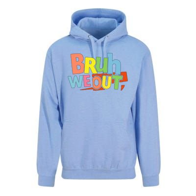 Cute End Of School Year Teacher Summer Bruh We Out Gift Unisex Surf Hoodie