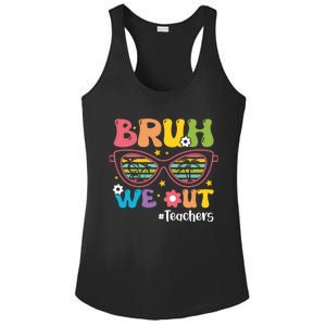 Cute End Of School Year Teacher Summer Bruh We Out Teachers Meaningful Gift Ladies PosiCharge Competitor Racerback Tank