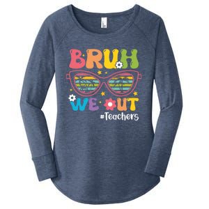 Cute End Of School Year Teacher Summer Bruh We Out Teachers Meaningful Gift Women's Perfect Tri Tunic Long Sleeve Shirt