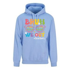 Cute End Of School Year Teacher Summer Bruh We Out Teachers Meaningful Gift Unisex Surf Hoodie