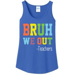 Cute End Of School Year Teacher Summer Bruh We Out Teachers Gift Ladies Essential Tank