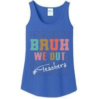 Cute End Of School Year Teacher Summer Bruh We Out Teachers Cute Gift Ladies Essential Tank