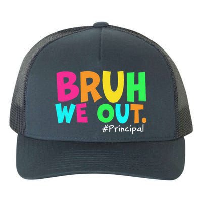 Cute End Of School Year Teacher Summer Bruh We Out Principal Yupoong Adult 5-Panel Trucker Hat