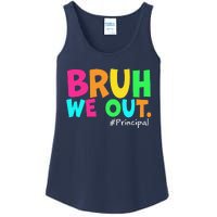 Cute End Of School Year Teacher Summer Bruh We Out Principal Ladies Essential Tank