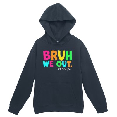 Cute End Of School Year Teacher Summer Bruh We Out Principal Urban Pullover Hoodie