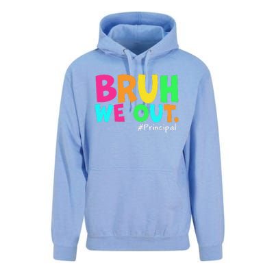 Cute End Of School Year Teacher Summer Bruh We Out Principal Unisex Surf Hoodie